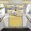 chic home danielle 24 piece complete bedding set with sheets and window treatments re